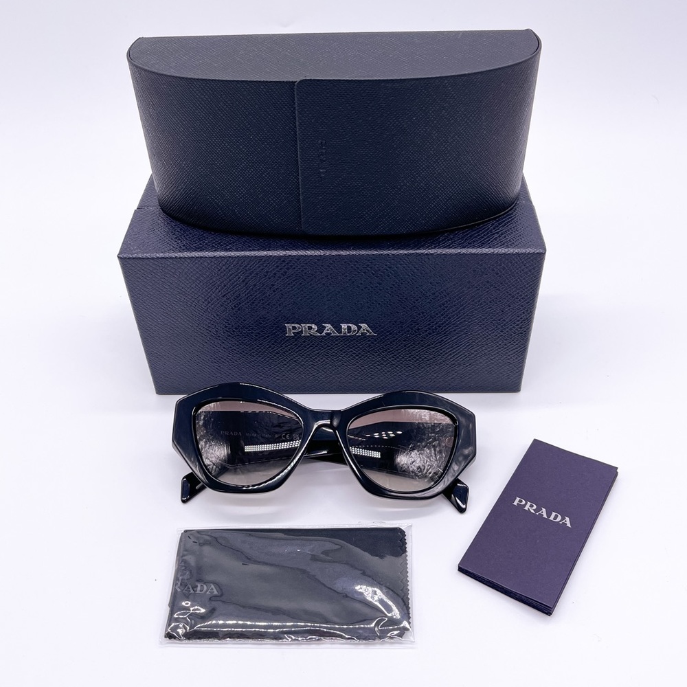 NEW PRADA PR07YS 1AB0A7 WOMEN’S SUNGLASSES PRADA SPR 07Y BLACK PRADA PR07YS - Picture 13 of 13